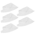 thumbnail image 4 of 5PCS Hair Towel Wrap, Easy To Use Dry Hair Hat, For Camping Gym Yoga Travelling White, 4 of 8