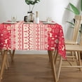 thumbnail image 6 of Christmas TableCloth, Xmax red Dinner Table Cloth,Christmas Decorations,Christmas Ornaments, 6 of 8