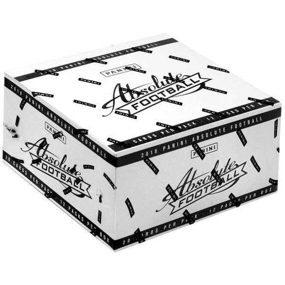 NFL Panini 2018 Absolute Football Trading Card JUMBO Box (12 Packs)
