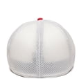 thumbnail image 2 of OC Sports MWS1125 Proflex Fit Sandwich Mesh Ball Cap - Red White, 2 of 8