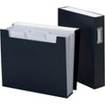 thumbnail image 2 of (2 pack) Smead SuperTab Bookshelf Organizer Letter - 8 1/2" x 11" Sheet Size - 6 Pocket(s) - Monaco Blue - 1 Each, 2 of 6