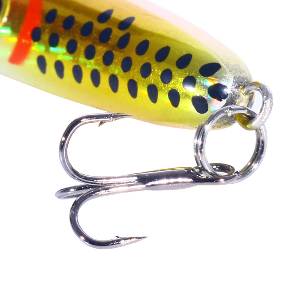 HENGJIA Fishing Lures for Bass, 10PCS Pencil Plopper Bass Lures Sinking Minnow Lure Hard Baits Freshwater or Saltwater