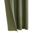 thumbnail image 4 of Habitat Abstract Light Filtering Energy Efficeint Grommet Curtain Panel for Windows 52" x 108" Green, 4 of 5