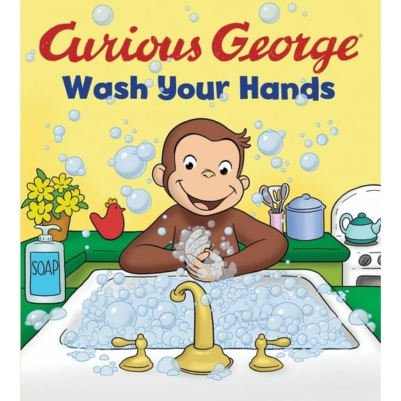 Curious George Curious George: Wash Your Hands, (Board Book)