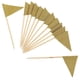 thumbnail image 3 of Golden Paper Food Flag Picks for Decor Creative Cake Flags and Party Toppers 12 Pieces, 3 of 4