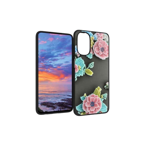 Compatible with Moto G 5G 2022 Phone Case, Floral-33 Case Men Women, Flexible Silicone Shockproof Case for Moto G 5G 2022