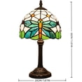thumbnail image 2 of Lámpara de Escritorio de Libélula Verde Fresca, Luz Decorativa Elegante Inspirada en la Naturaleza, Lámpara de Mesa Moderna para Recámara, Sala de Estar, Oficina, Estante y Decoración Del Hogar, 2 of 6