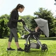 thumbnail image 6 of Jeep Unlimited Reversible Handle Stroller, Grey Tweed, 6 of 13