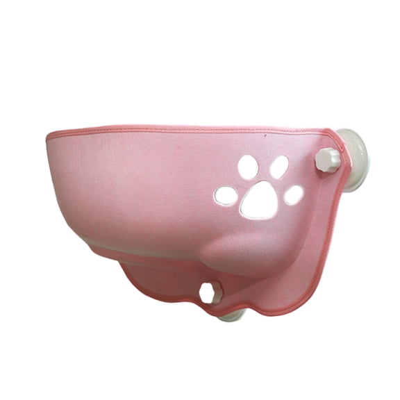 RUISINERY Cats Hanging Hammock Window Perch Soft Felt Sleep Bed Pet Habitat Decors Sunbathing Window Bed Winter Bedding