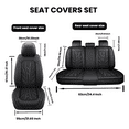 thumbnail image 3 of Car Seat Covers for Hyundai Accent 2012 Perfect Fit for Car Seats, Waterproof Faux Leather, Protecting Car Interiors, 5-Seat Full Set, Easy Installation, 3 of 7
