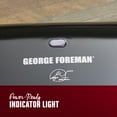 thumbnail image 2 of George Foreman 5-Serving Black Electric Contact Grill - Removable Non-Stick Plates, 2 of 9