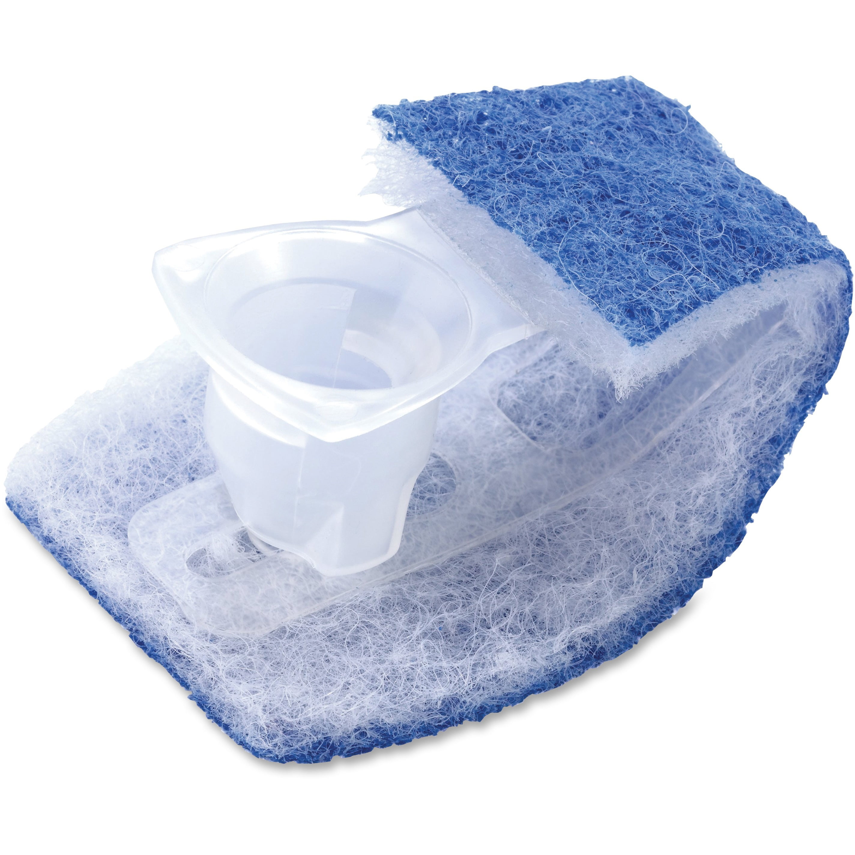 ScotchBrite Disposable Toilet Scrubbers Refills, Blue, White, 40