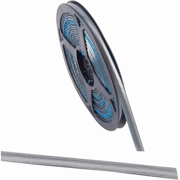 9.84 Feet x 0.31 Inch Self Adhesive Caulking Tape Waterproof Peel and Stick Molding Trim Caulk Strip Gray PVC Plastic Kitchen Bathroom Gap Sealant Edging Tape