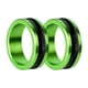thumbnail image 4 of Anillo de línea de pesca cómodo y ensanchado, herramienta de pesca de regalo para pescadores, diseño ergonómico. 2 piezas verdes, 4 of 8