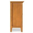 thumbnail image 4 of Simpli Home Amherst 32 inch Wide Solid Wood Transitional Low Storage Cabinet in Light Golden Brown, 4 of 11