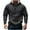 Dark Gray, variant on Riecok Sweaters for Men Zipper Hoodie Drawstring Solid Color Long Sleeve Tops with Pocket Lightweight Sweat Shirts Brown 2XL