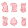 thumbnail image 1 of 6Pcs Easter Theme Cookie Molds Rabbit Cookie Molds Baking Tool for Home, 1 of 7
