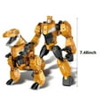 thumbnail image 2 of Alloy Deformation Car Robots Manual Assemble 7.4 Inch Action Figure Desktop Decoration Gifts Limited Edition, Multicolor（Grimlock）, 2 of 7