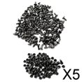 thumbnail image 1 of Juego de 5 Remaches de Doble Tapa Soledad para Bolsos Zapatos Cuero 6x8mm Gris y Negro, 1 of 9