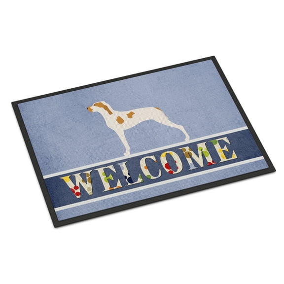 Carolines Treasures BB8272JMAT Ariege Pointer Welcome Door Mat Indoor Rug or Outdoor Welcome Mat 24x36 Doormat  36"L x