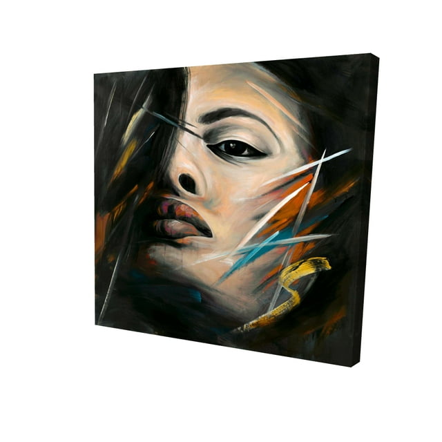 Abstract woman portrait - 24"x24" canvas - Print on demand