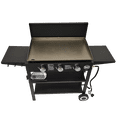 thumbnail image 1 of Griller's Choice Outdoor Griddle Grill Propane Flat Top - Hood Included, Large Flat Top Grill, 2-in-1 Portable, Paper Towel Holder, 1 of 6
