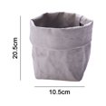 thumbnail image 2 of Organizador de cosméticos, brocha de maquillaje, portavasos, bolsas de papel Kraft portátiles de viaje, estuche para lápices para escritorio, bolsa de papelería lavable reutilizable, 2 of 5