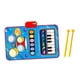 thumbnail image 3 of Tapete de piano para bebé, desarrollo cerebral, manta de tambor de piano plegable impermeable azul, 3 of 9