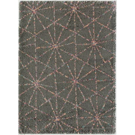 UPC: 0777369007901 | Little Seeds Mod Starstruck Grey Area Rug 8 x 10