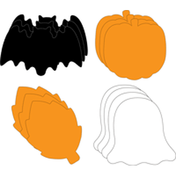 SHAPES ETC. Small Cut-Out Set - Halloween