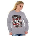 thumbnail image 4 of Street Fighter Natural Born Legend Sweatshirt for Men or Women Brisco Brands S, 4 of 6