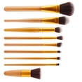 thumbnail image 1 of Kit de Brochas de Maquillaje Profesional de 9 Piezas Perfecl Oro, 1 of 4