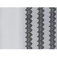 thumbnail image 2 of Zelouf Dbl Brdr Lace Trim W/mixed Glttr On Dbl Ombre Tulle  , Sewing, DIY, Crafts Fabric by the Yard, Black/ivory, 5 Yard, 2 of 2