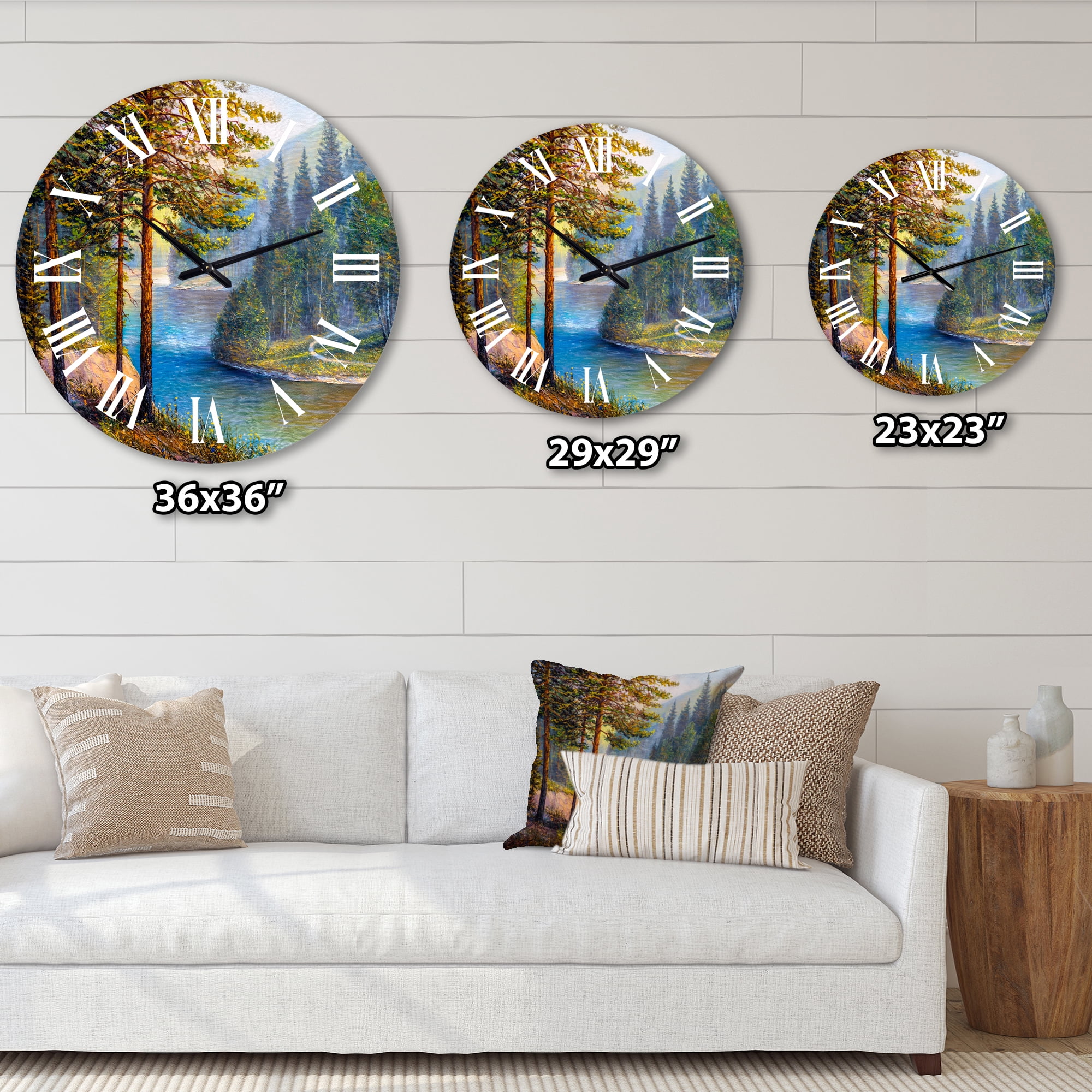 Designart 1 in Quartz Wall Clock