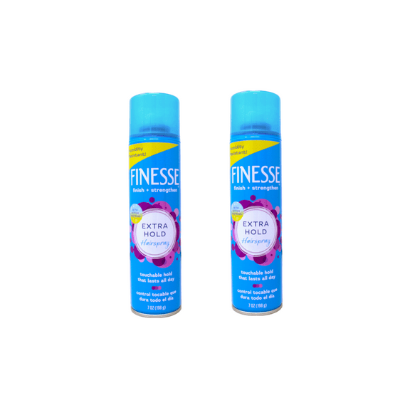 Finesse Finish   Strengthen, Extra Hold Hairspray 7 oz (Pack of 2)