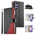 thumbnail image 4 of Funda cartera GANGXUN para Samsung Galaxy A54 5G , cuero PU con tarjetero, cremallera, correa de mano, soporte y protección 445°, 4 of 6