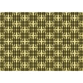 thumbnail image 1 of Ahgly Company Indoor Rectangle Patterned Black Bean Brown Area Rugs, 2' x 5', 1 of 6