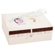 Babyprints Ivory Memory Box