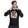 thumbnail image 3 of Hippie Boxer Portrait Watercolor Tie-Dye Vintage Styles Hoodie Unisex Merch Hoodies Boxers Dog Lover Gifts Idea - 00014, 3 of 6