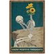 thumbnail image 1 of Funny Tin Sign Grow Positive Thoughts Poster Wall Art Cool Bar Cafe Living Room Kitchen Home Decoration 12x16 Inches, 1 of 4