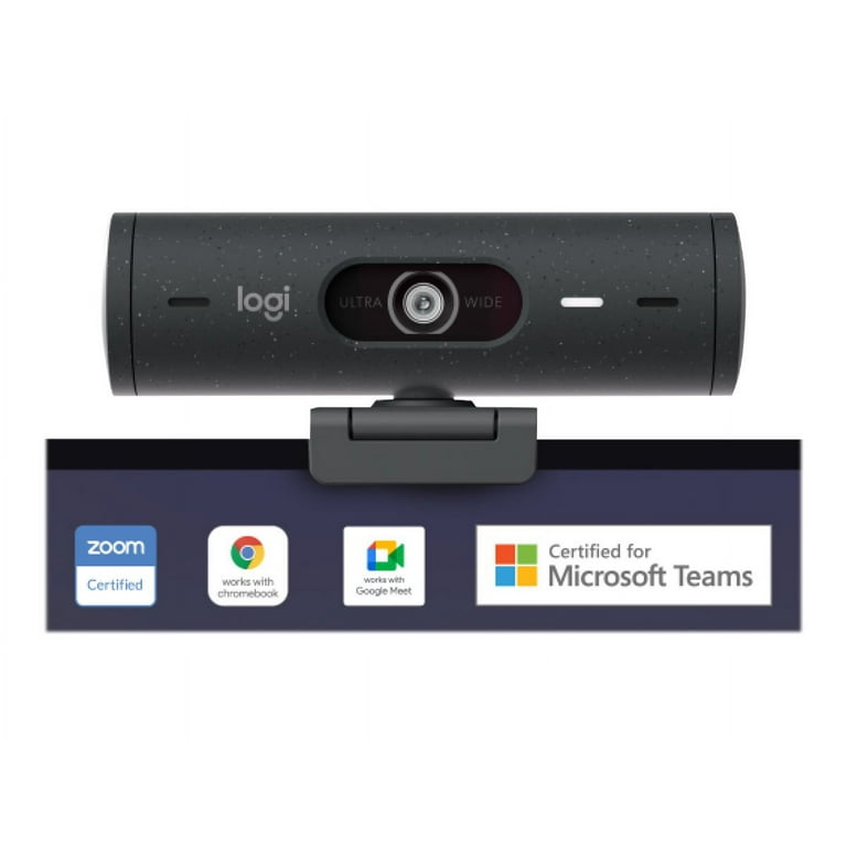 Logitech Brio 500 Full HD Computer Webcam for Laptop/Desktop