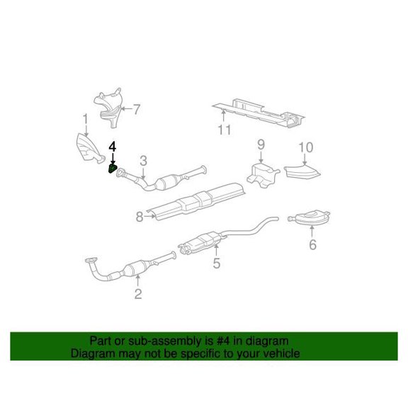 GM 24576511 Gasketexh Manif Pipe