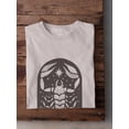 thumbnail image 3 of Outline Zodiac Sign Scorpio T-Shirt Men -Image by Shutterstock, Male XX-Large, 3 of 4