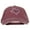 Maroon, variant on Texas with Map Outline Embroidered Washed Cotton Twill Cap - Red OSFM