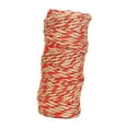 thumbnail image 4 of Cuerda de hilo multiusos resistente para decoración de cajas de regalo, cuerda decorativa para envolver regalos Madera roja, 4 of 9