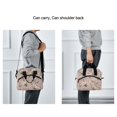 thumbnail image 6 of Insulated Crossbody Lunch Bag 10L Lunch Tote with Adjustable Shoulder Strap for Work Office Picnic Small White and Pink Flowers, 6 of 6