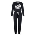 thumbnail image 4 of BiZtdJrK Women's Graphic Tracksuits Cute Ghost Halloween Party 2 Piece Casual Sets Lightweight Jogger Workout Athletic Outfits with Pockets AB-Black XXXL, 4 of 5