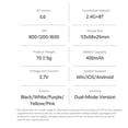 thumbnail image 4 of Transparent Wireless Dual-Mode Mice, BT5.0 2.4G One-Button Switching, Type-C 400mAh Rechargeable Mouse, Three-Level DPI Adjustable RGB Water-Cooled Lights Magnetic PC Cover Custom Drivers Fo, 4 of 7