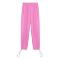 thumbnail image 4 of jjayotai Clearance for Women Pants Women's High Waisted Sweatpants Workout Active Joggers Pants Baggy Lounge Bottoms Rollbacks Pink, 4 of 4