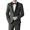 Dark Grey, variant on Wedding Outfit for Men 2 Piece Mens Suit Slim Fit Tuxedo with Shawl Lapel for Grooms